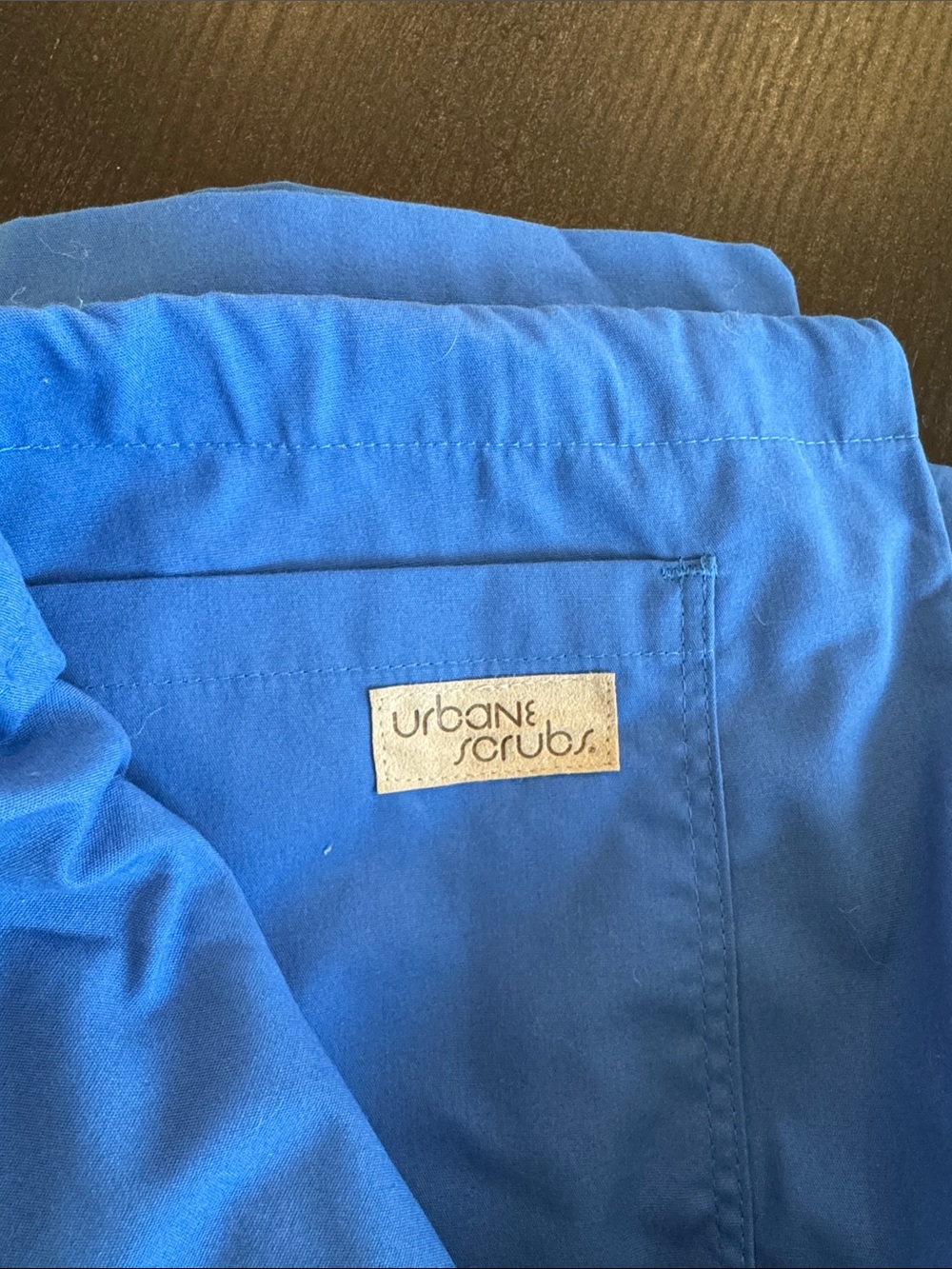 Urbane Blue Drawstring Scrub Pants- XSmall